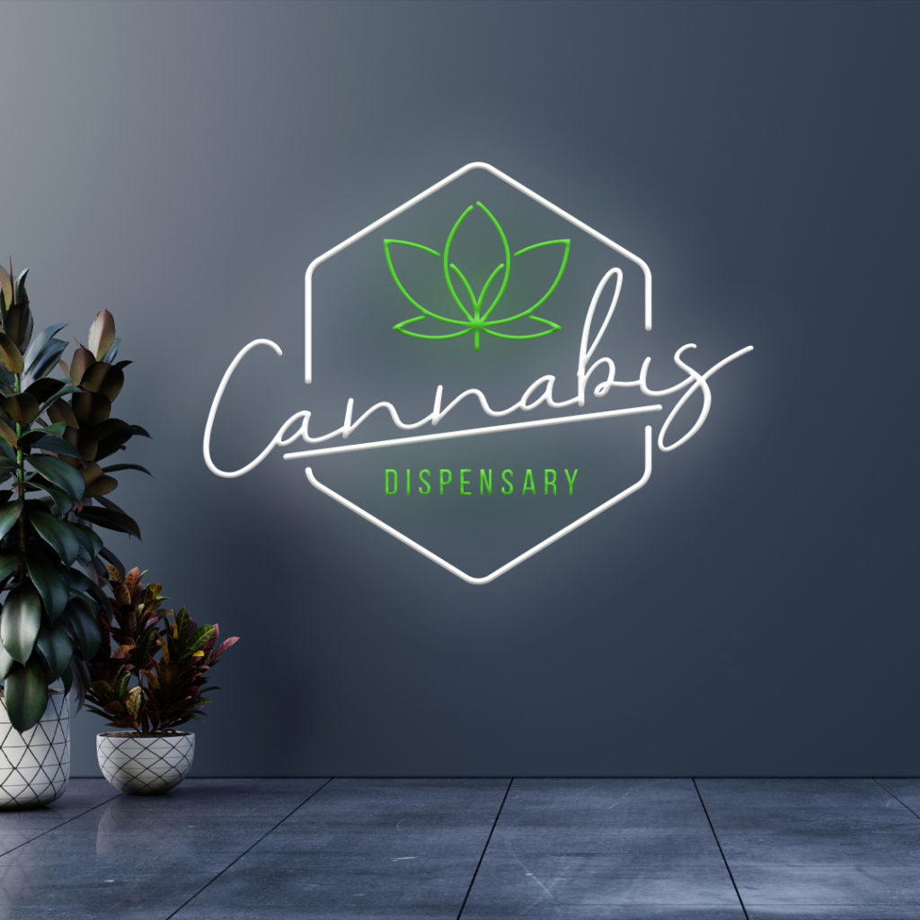 Cannabis Dispensary Neon Sign Quick Neon Signs