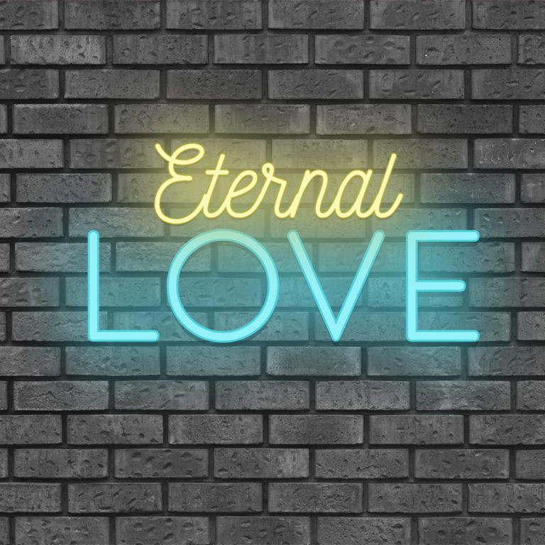 Eternal Love LED Sign - Quick Neon Signs